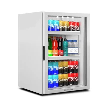 Refrigerador Expositor Vertical Metalfrio 115 Litros Counter Top VB11 220V