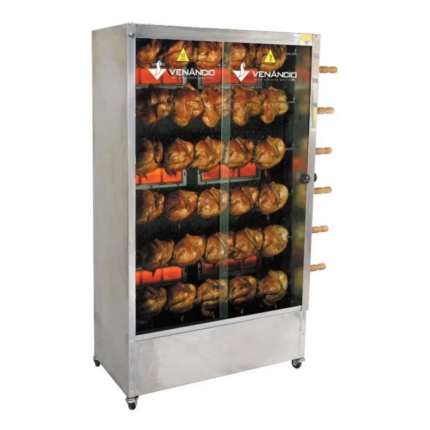 Assador de Frango Venâncio SGF3 Infravermelho Gás 30 Frangos