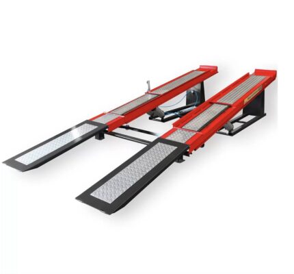 Rampa para Alinhamento Pneumática 4000Kg Vermelha - JM-6402
