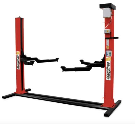 Elevador Vermelho Trifásico 2700KG 380V com Lubrificação a Óleo