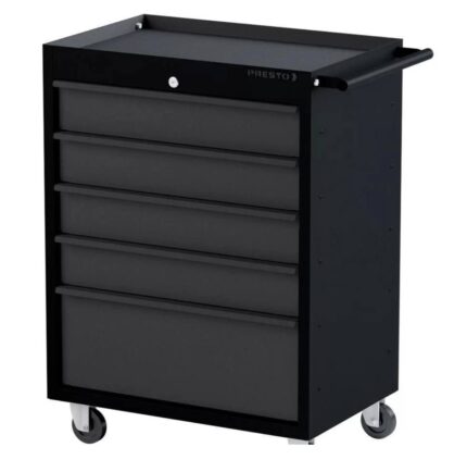 Carro Para Ferramentas Profissional 5 Gavetas Dark Presto